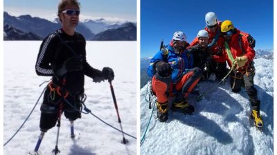 Double amputee Neil Heritage climbs Matterhorn - Endeavour Fund/ Mark Hooks