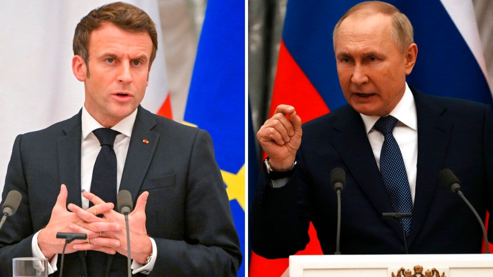 Emmanuel Macron says Putin tells him Russia will not ...