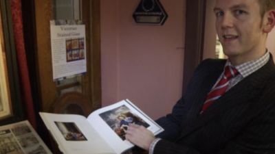 James Taylor showing his royal memorabilia Credit: ITV News
