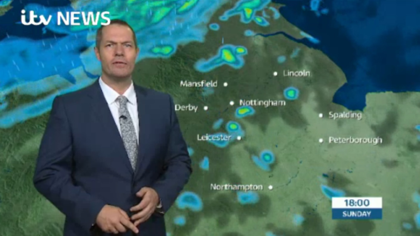 East Midlands Weather: Outbreaks of rain | ITV News Central