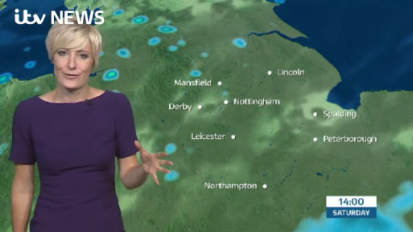 East Midlands Weather: Outbreaks of rain | ITV News Central