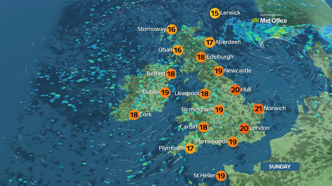 Sunshine and showers across the UK today ITV News