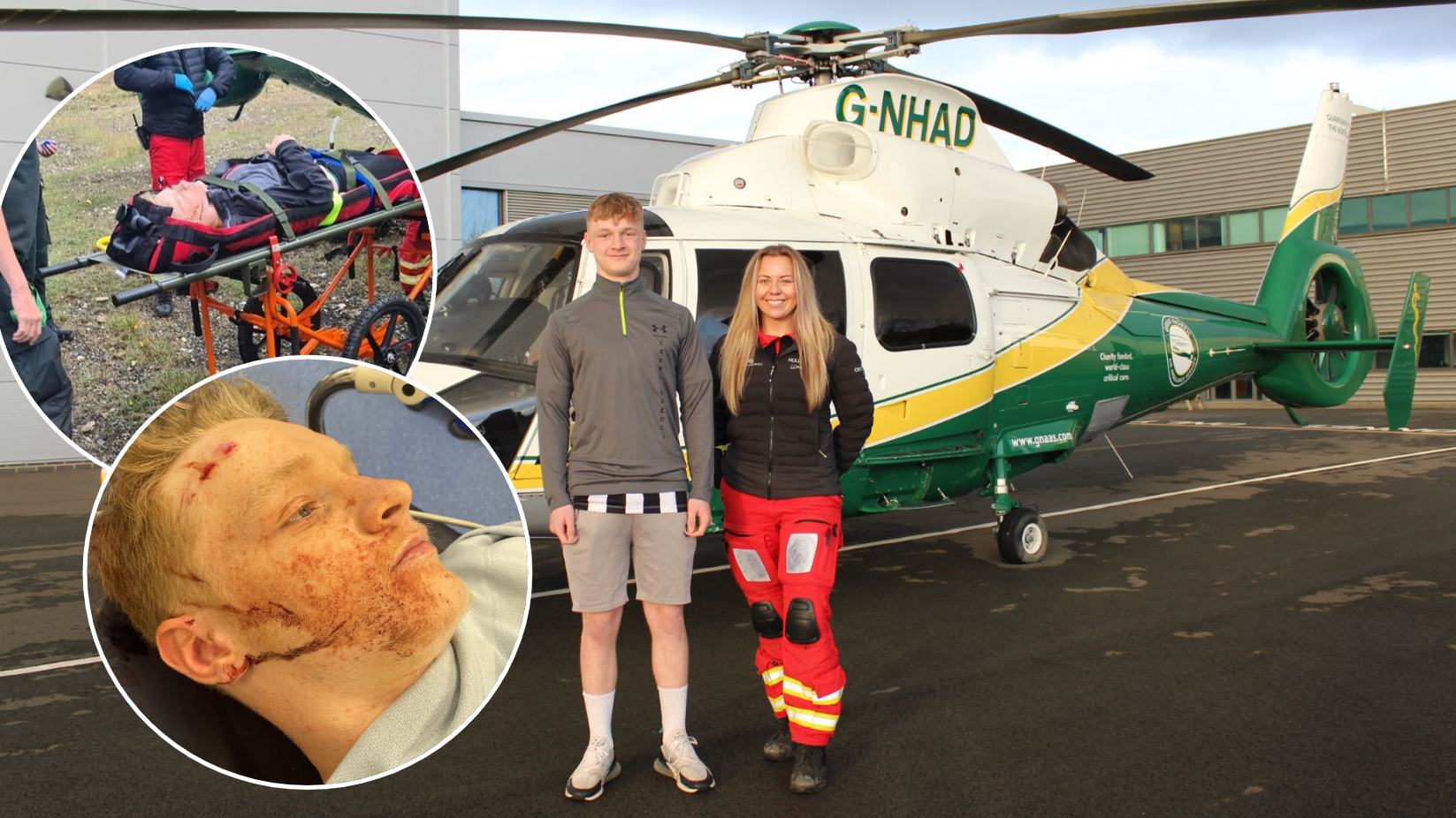 Teen who broke back after falling down a quarry makes 'remarkable' recovery | ITV News 