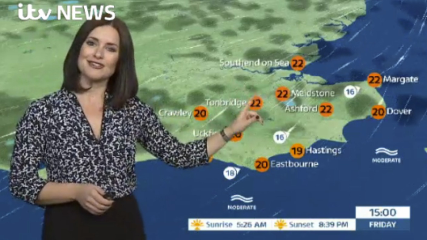 Friday's forecast for east of region | ITV News Meridian