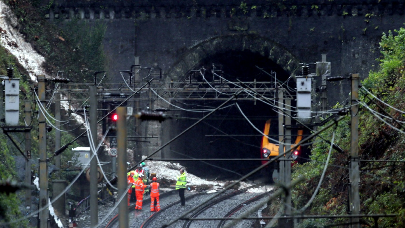 Driver praised as trains collide in tunnel after landslip ITV News Anglia
