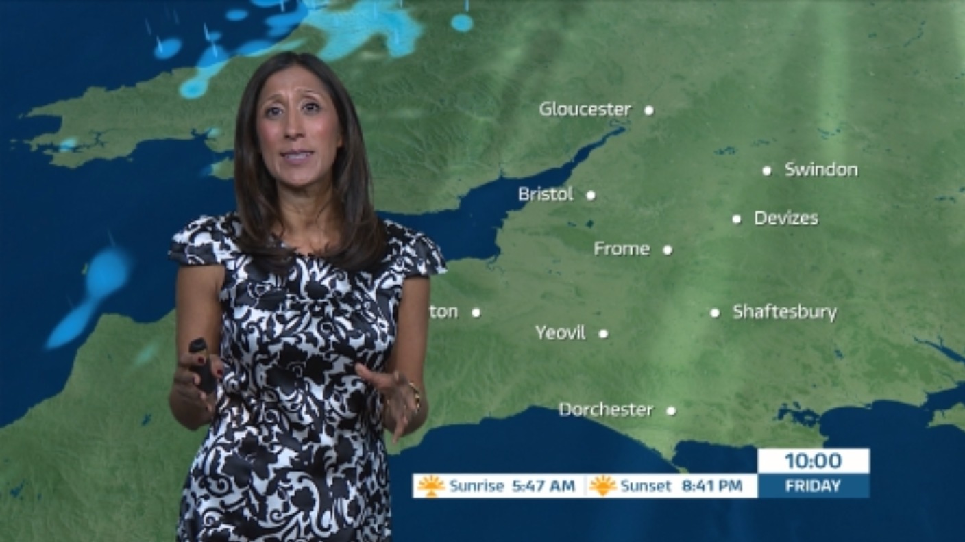 Cloud building with rain later on | ITV News West Country