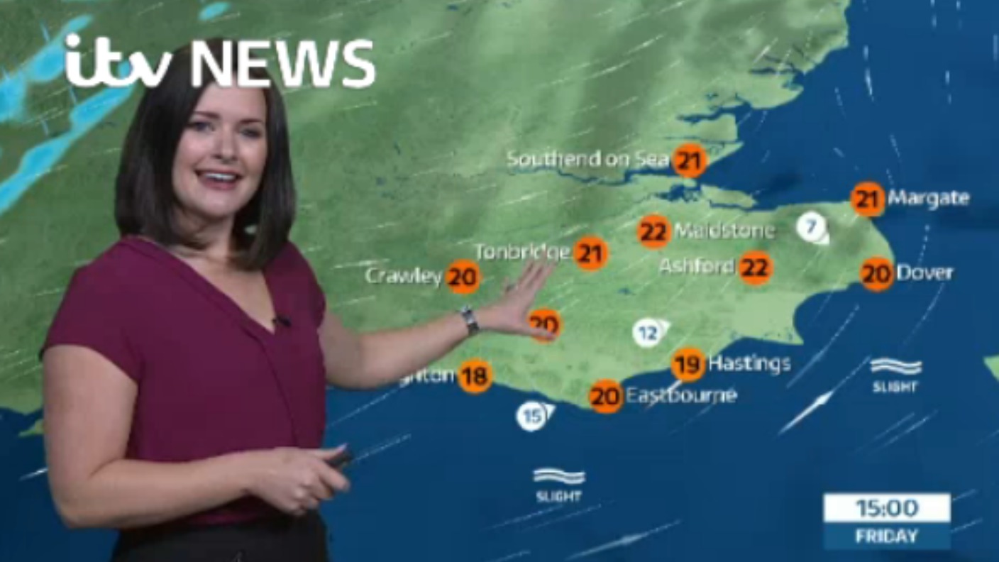 Latest weather forecast for east of region | ITV News Meridian