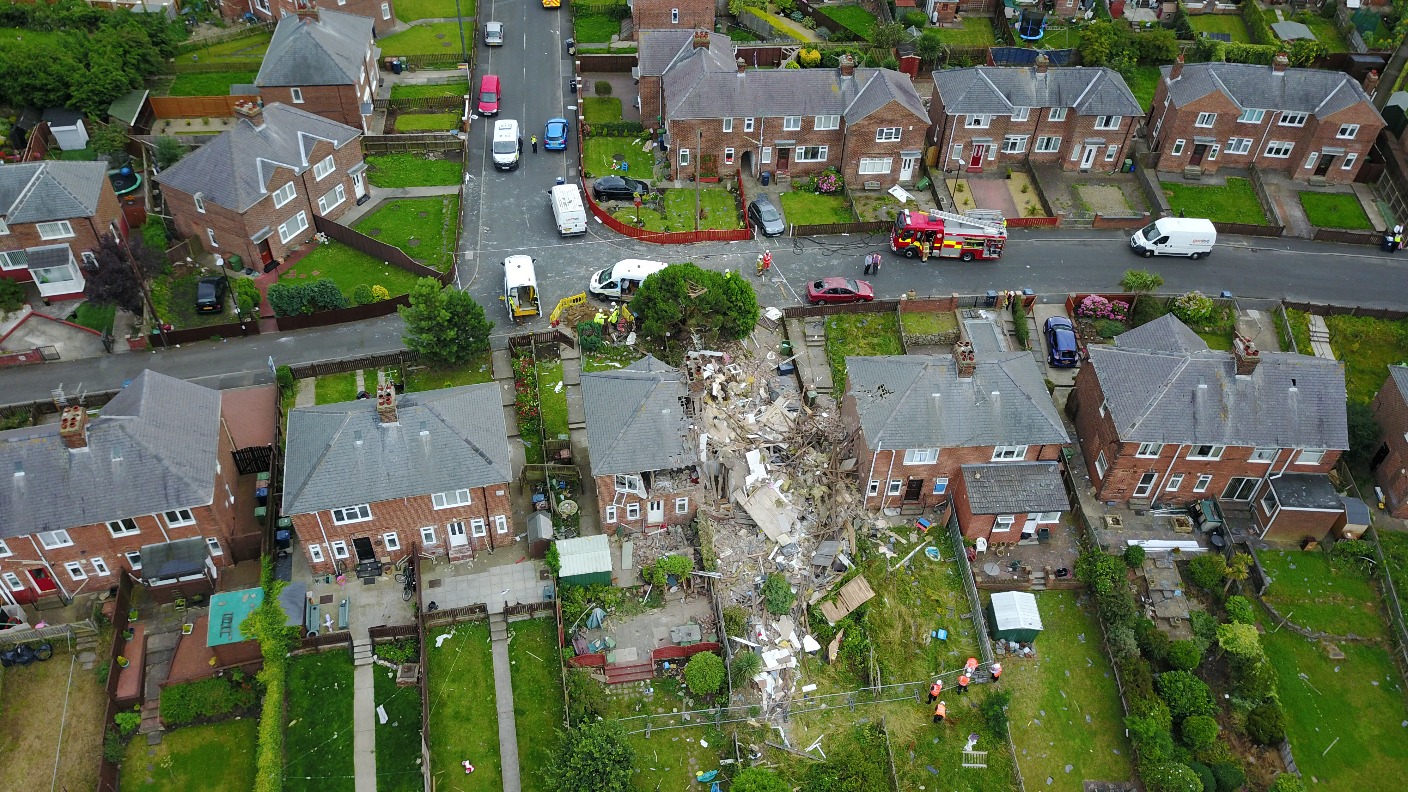 Sunderland house explosion caused by gas | ITV News Tyne Tees