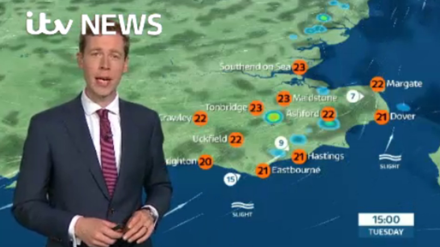 Latest weather forecast for east of region from Martin | ITV News Meridian