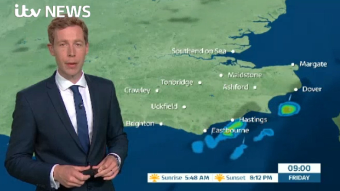 Latest weather forecast for east of region | ITV News Meridian