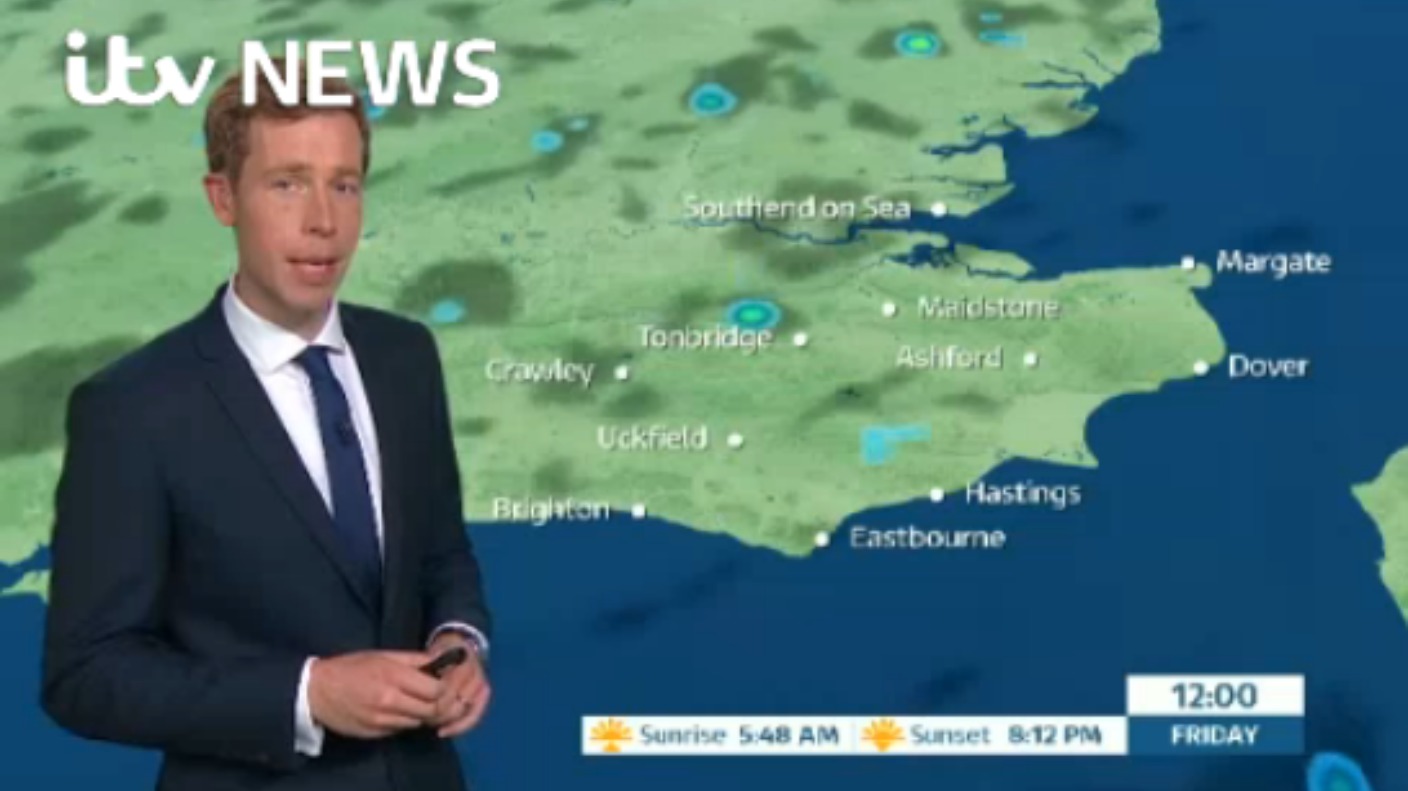 Friday's forecast for east of region | ITV News Meridian