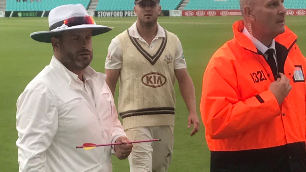 Oval Cricket Ground Evacuated After 'metal-tipped Arrow' Found On Pitch ...