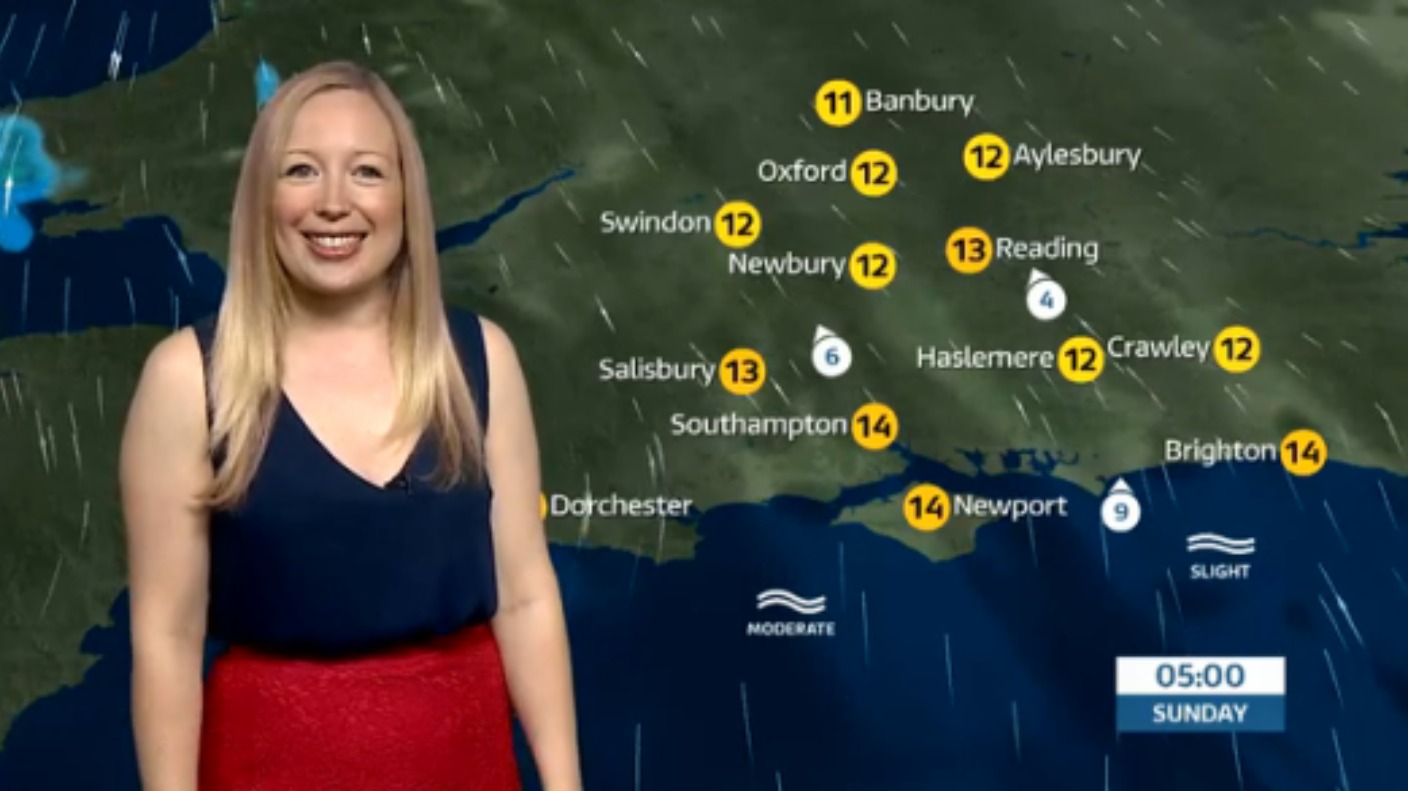 Saturday evening's weather for the west | ITV News Meridian