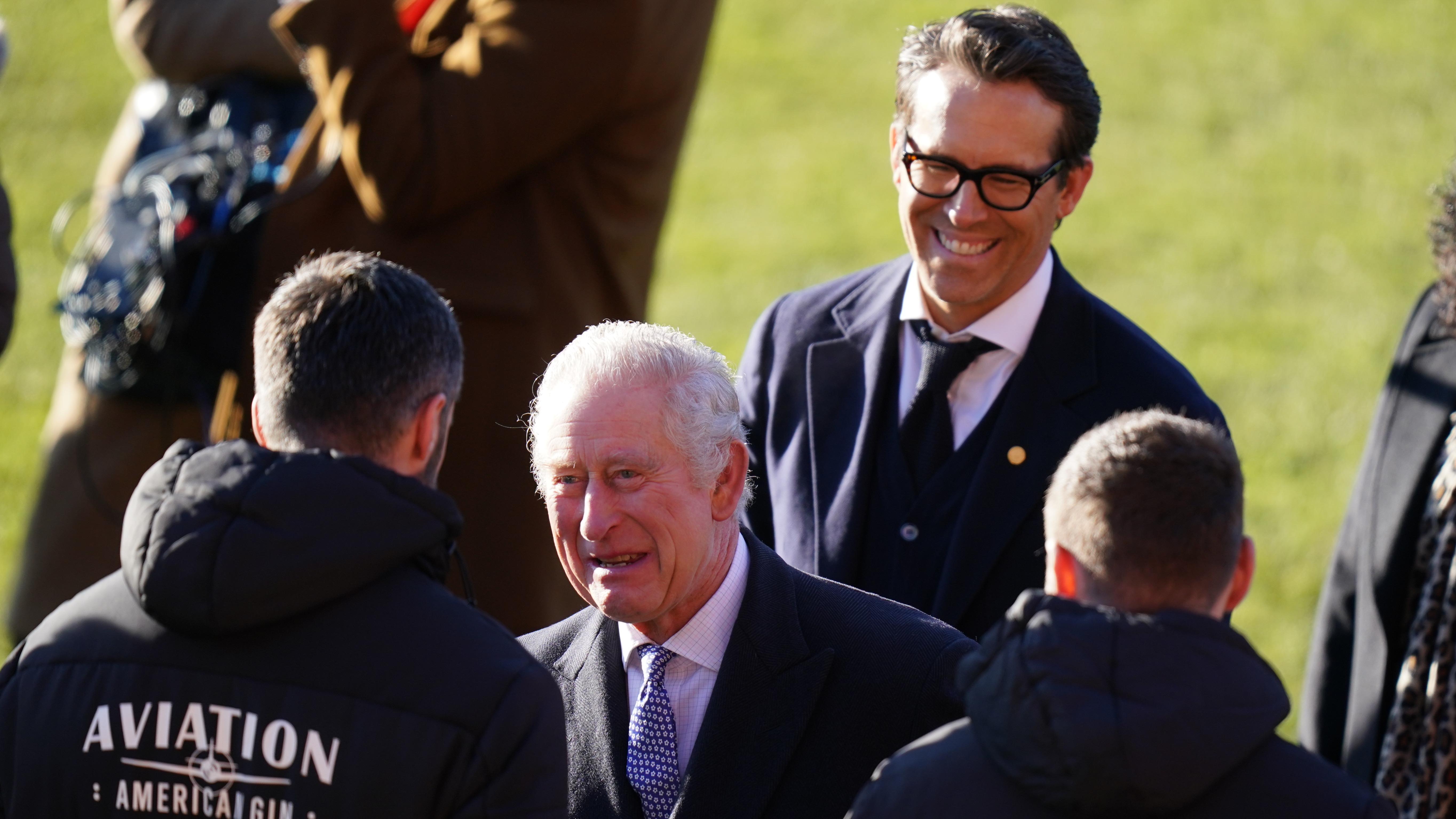 King Charles visits Wrexham AFC, the soccer club owned by Ryan