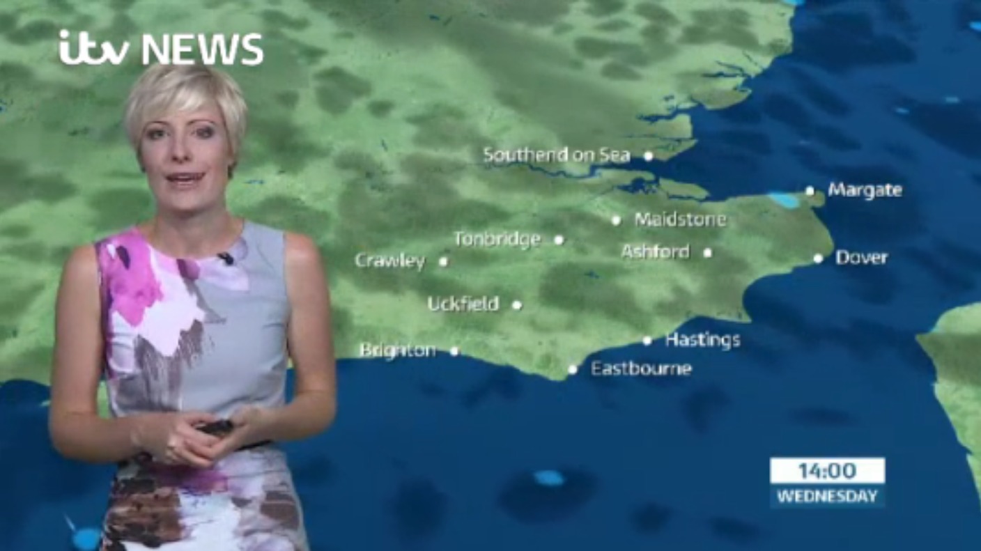 Wednesday's weather for the east of the region | ITV News Meridian