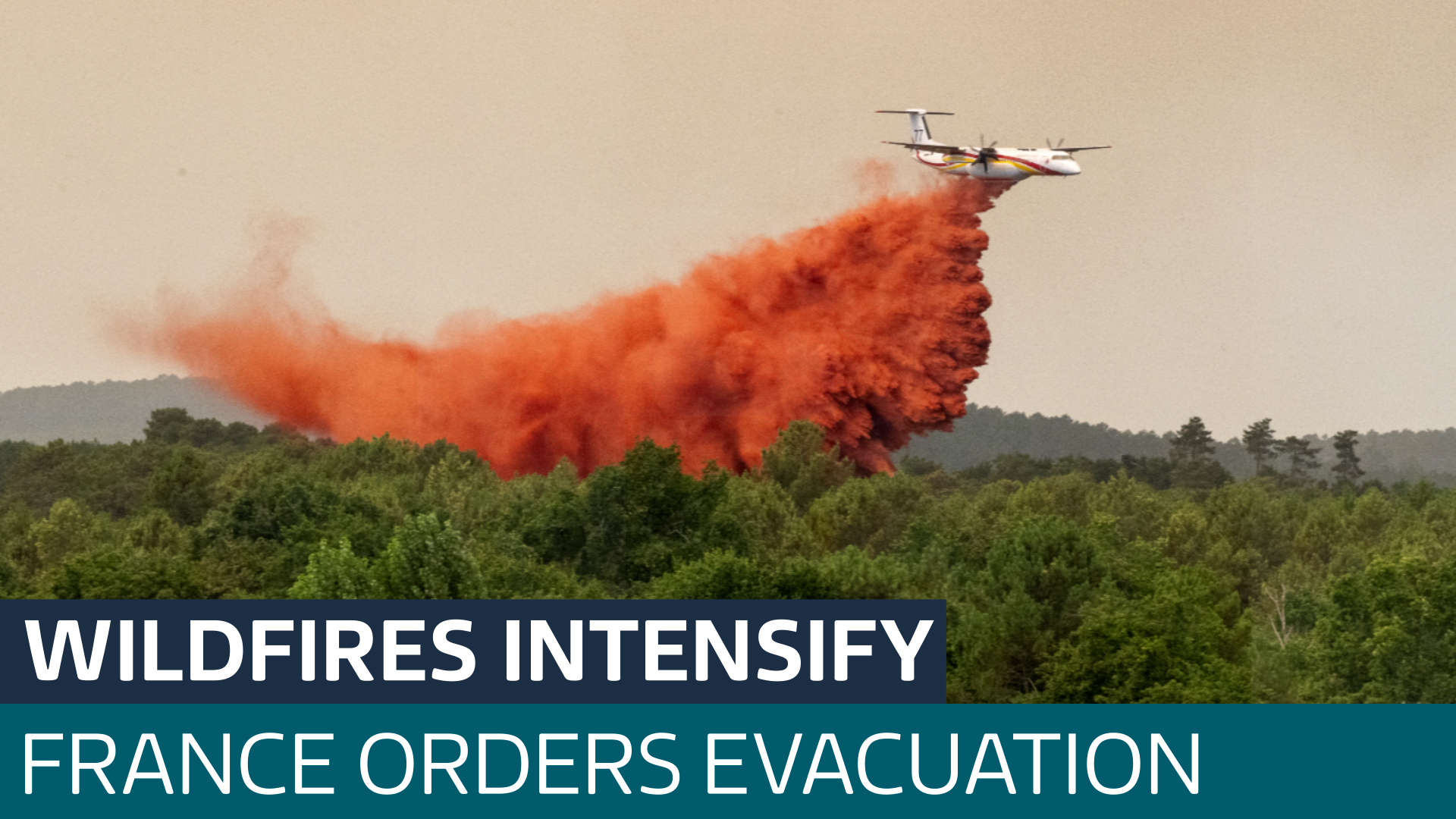 France orders evacuations after wildfires intensify in tourist area