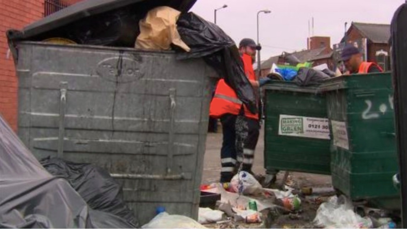 Birmingham bin collections return to weekly schedule  ITV News Central