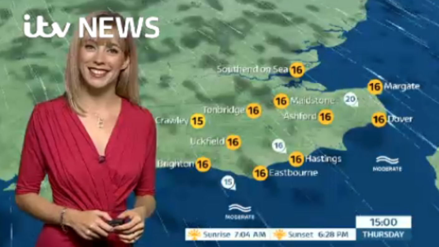 Today's forecast for east of region | ITV News Meridian
