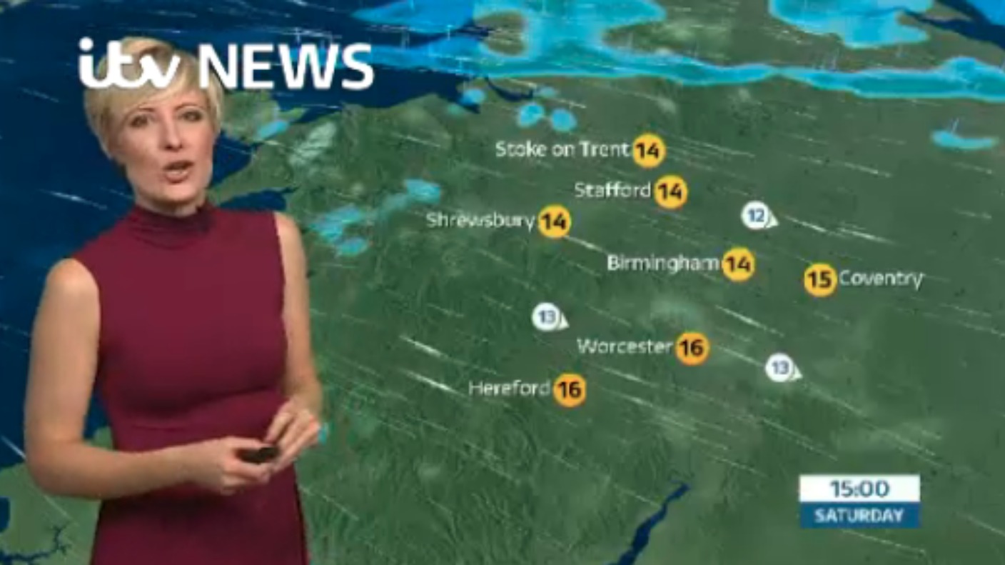 West Midlands Weather: Windy with outbreaks of rain | ITV News Central