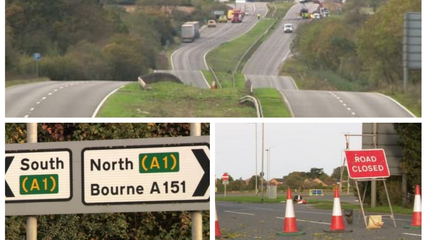 Two men dead following crash on A1 in Lincolnshire | ITV News Central