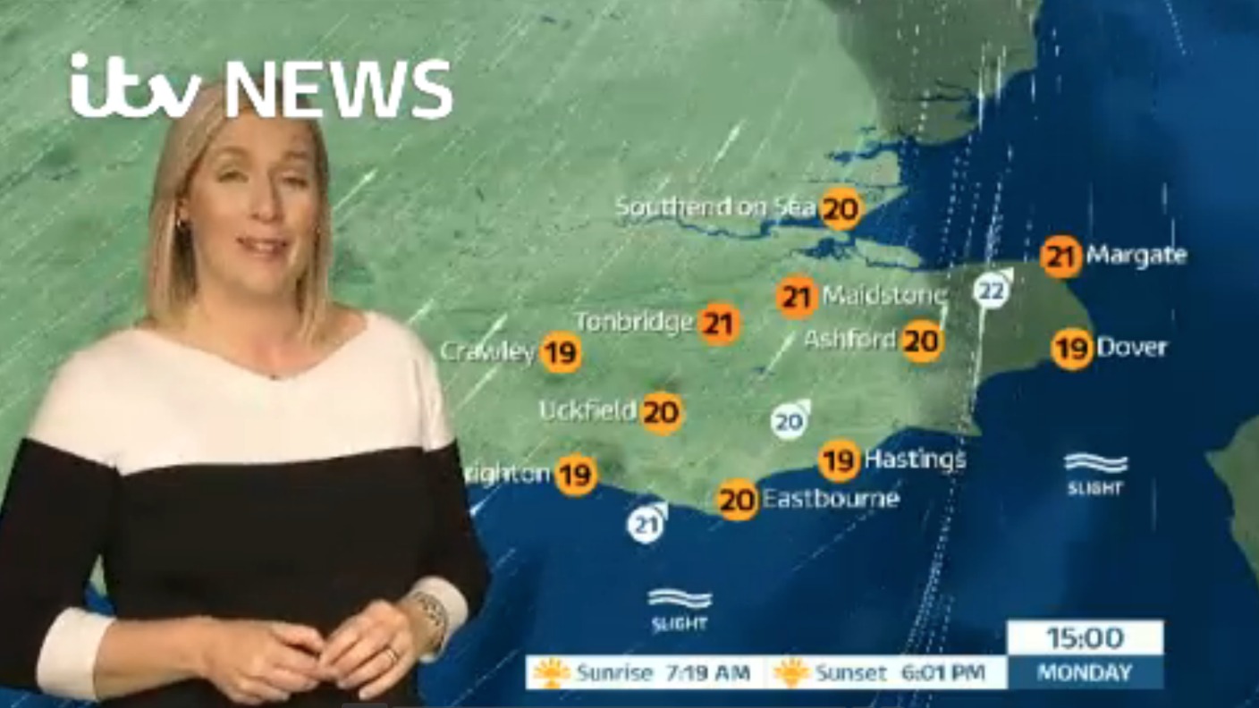 Monday morning's weather in the south east | ITV News Meridian