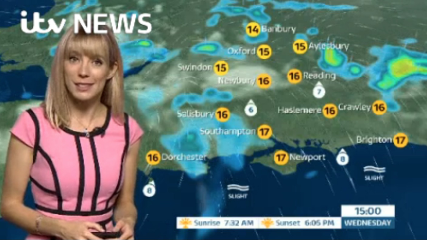 Holly has forecast for west of region ITV News Meridian