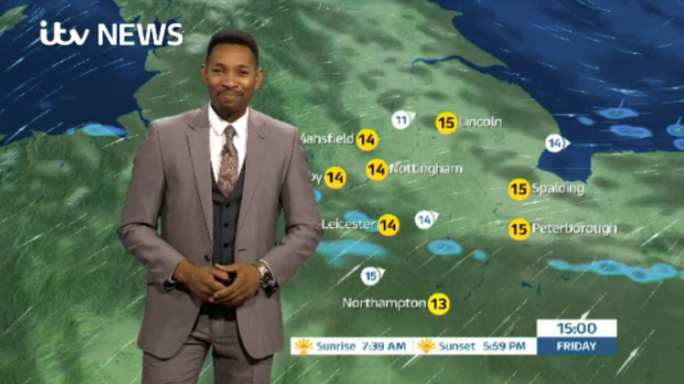 East Midlands Weather: Outbreaks of rain | ITV News Central