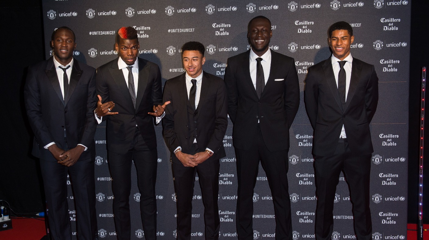 WATCH: Mourinho, United stars and Stormzy attend United for Unicef ...