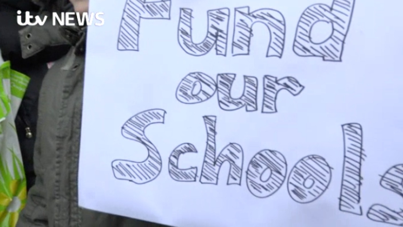 Teachers and parents protest over school cuts ahead of autumn budget ...