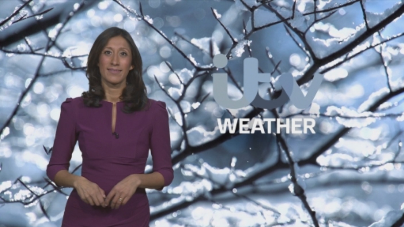 Wintry showers and ice warnings tonight | ITV News