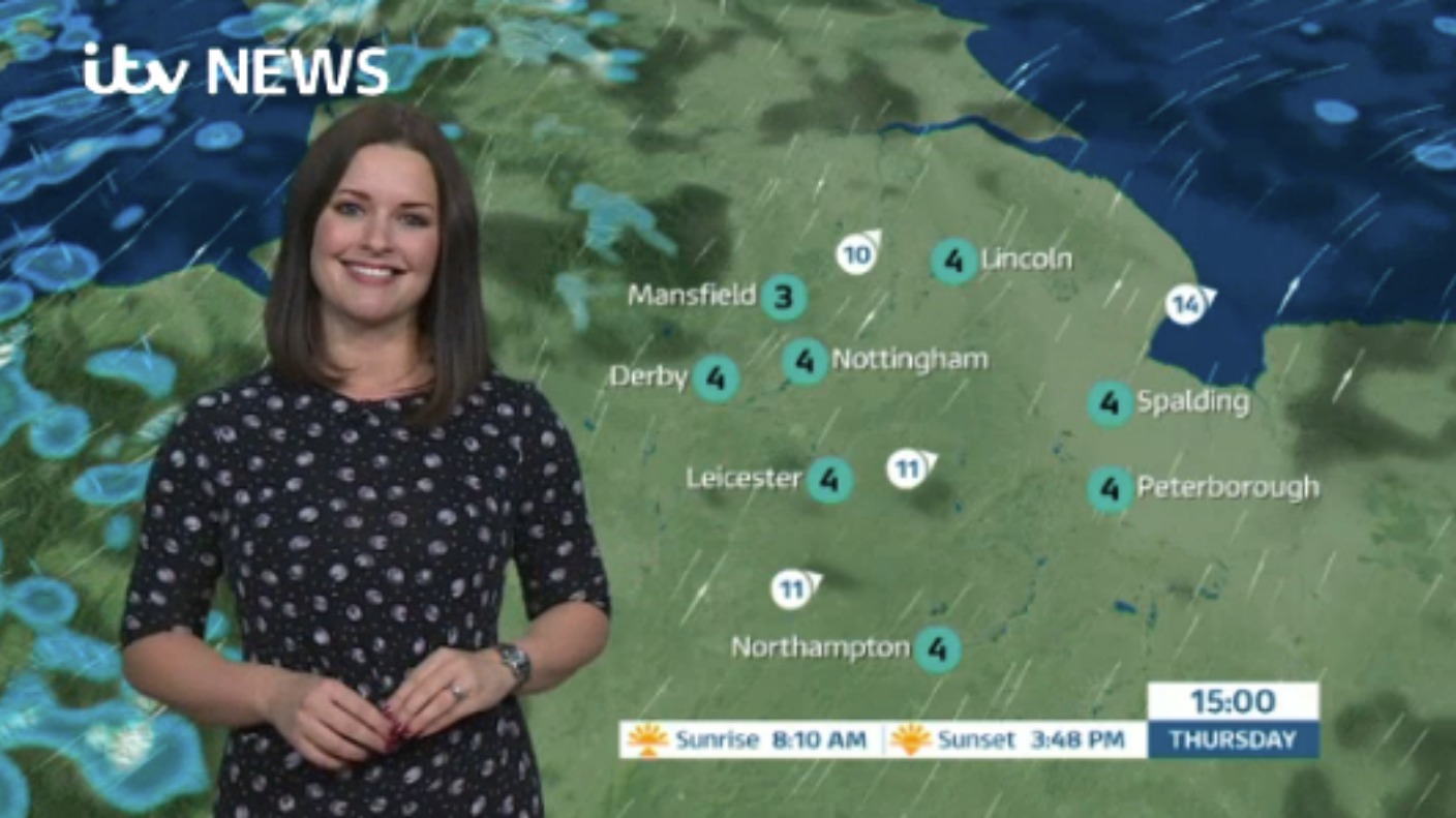 East Midlands Weather: Wind and showers fading | ITV News Central
