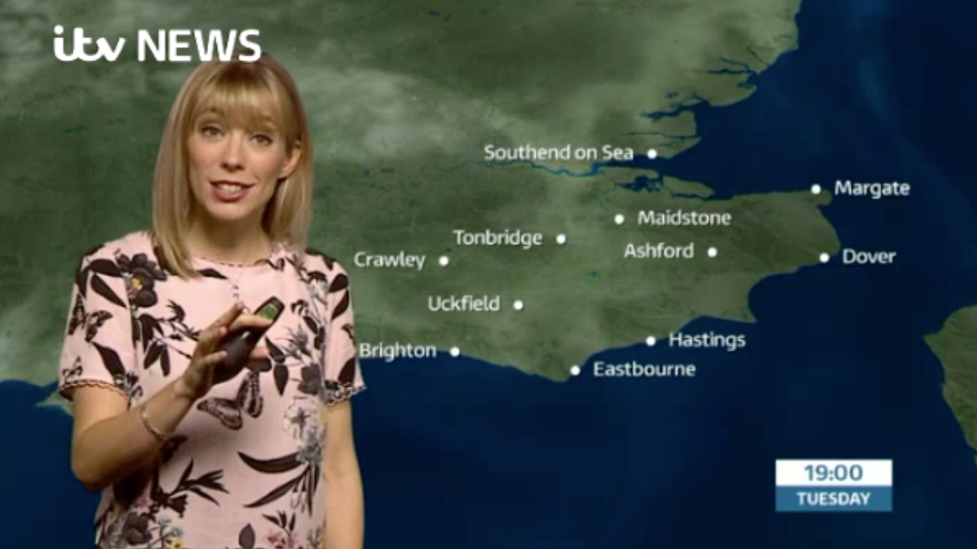 Tuesday evening's forecast for the east of the region | ITV News Meridian