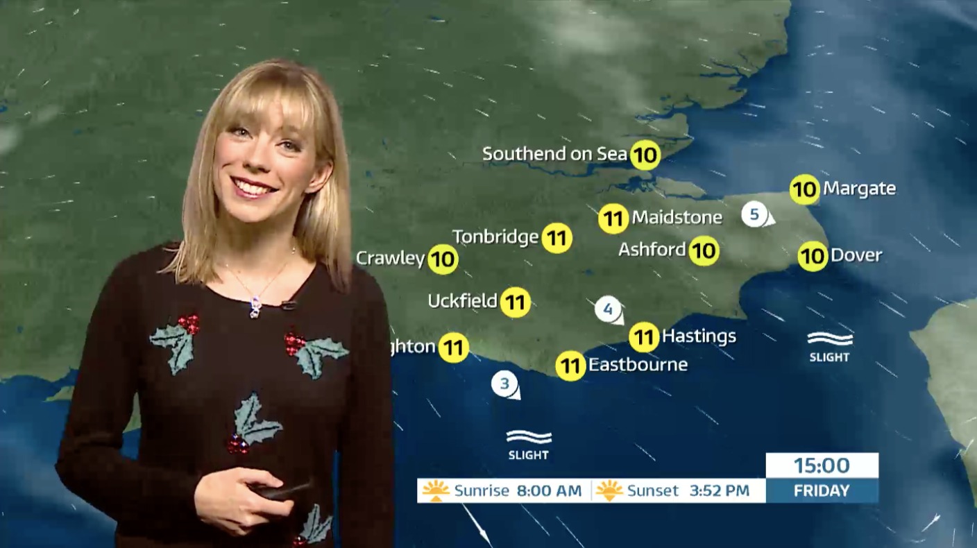 Thursday morning's weather for the East of the region | ITV News Meridian