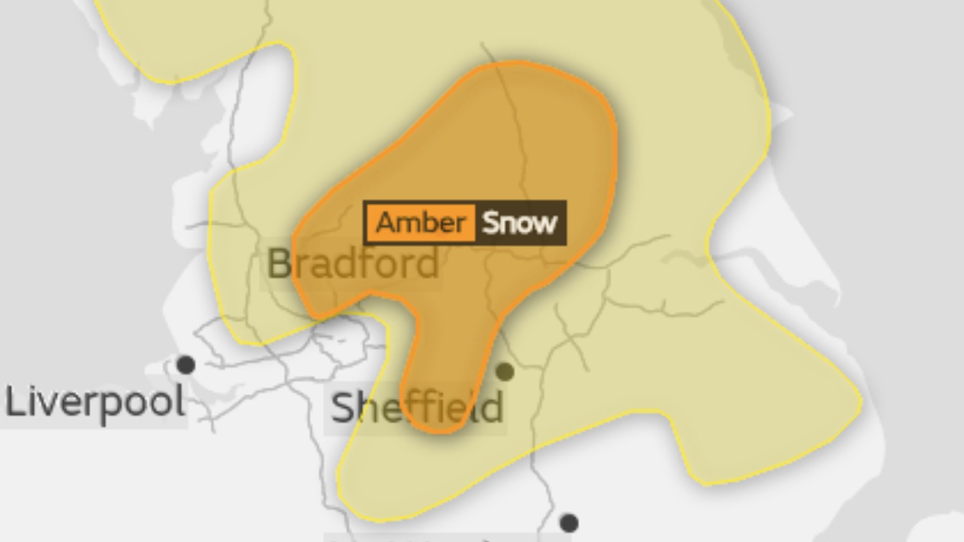 Calendar Weather Met Office issue Amber weather warning for snow ITV