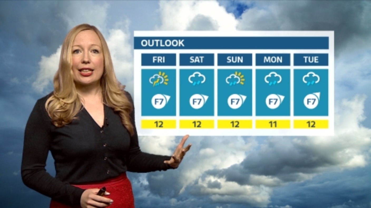 Occasional rain overnight | ITV News Channel