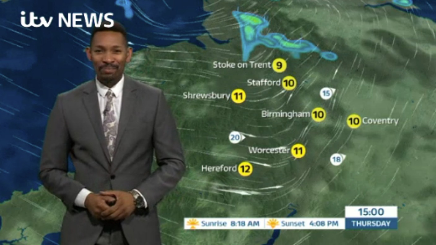 West Midlands Weather: Outbreaks of rain this morning | ITV News Central