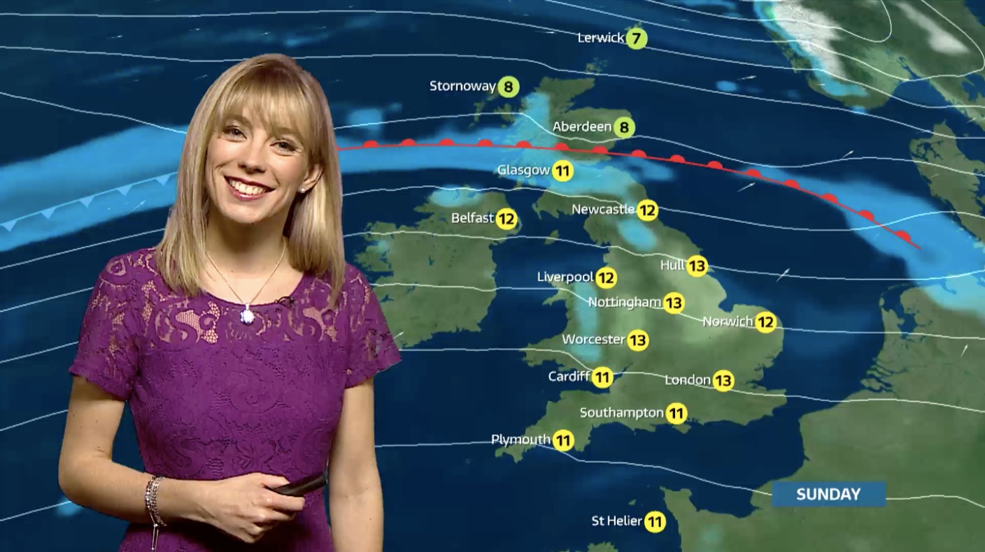 Friday evening's weather for the west of the region ITV News Meridian