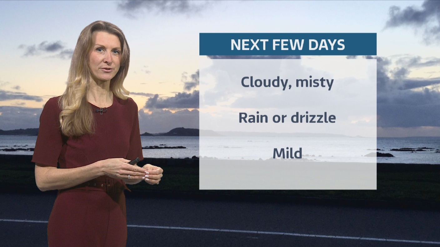 Murky with a slither of blue sky. Sophia has the latest weather details