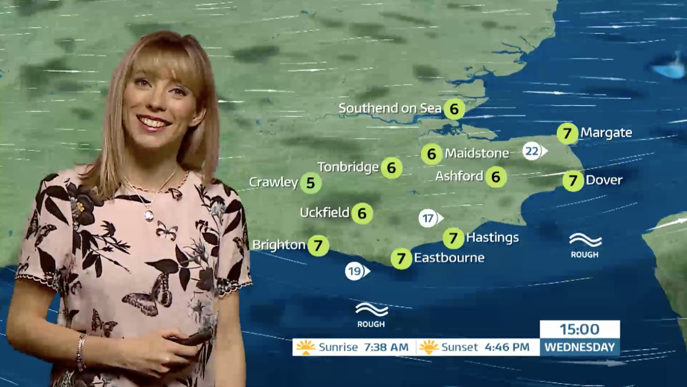 Wednesday morning's weather for the east of the region | ITV News Meridian