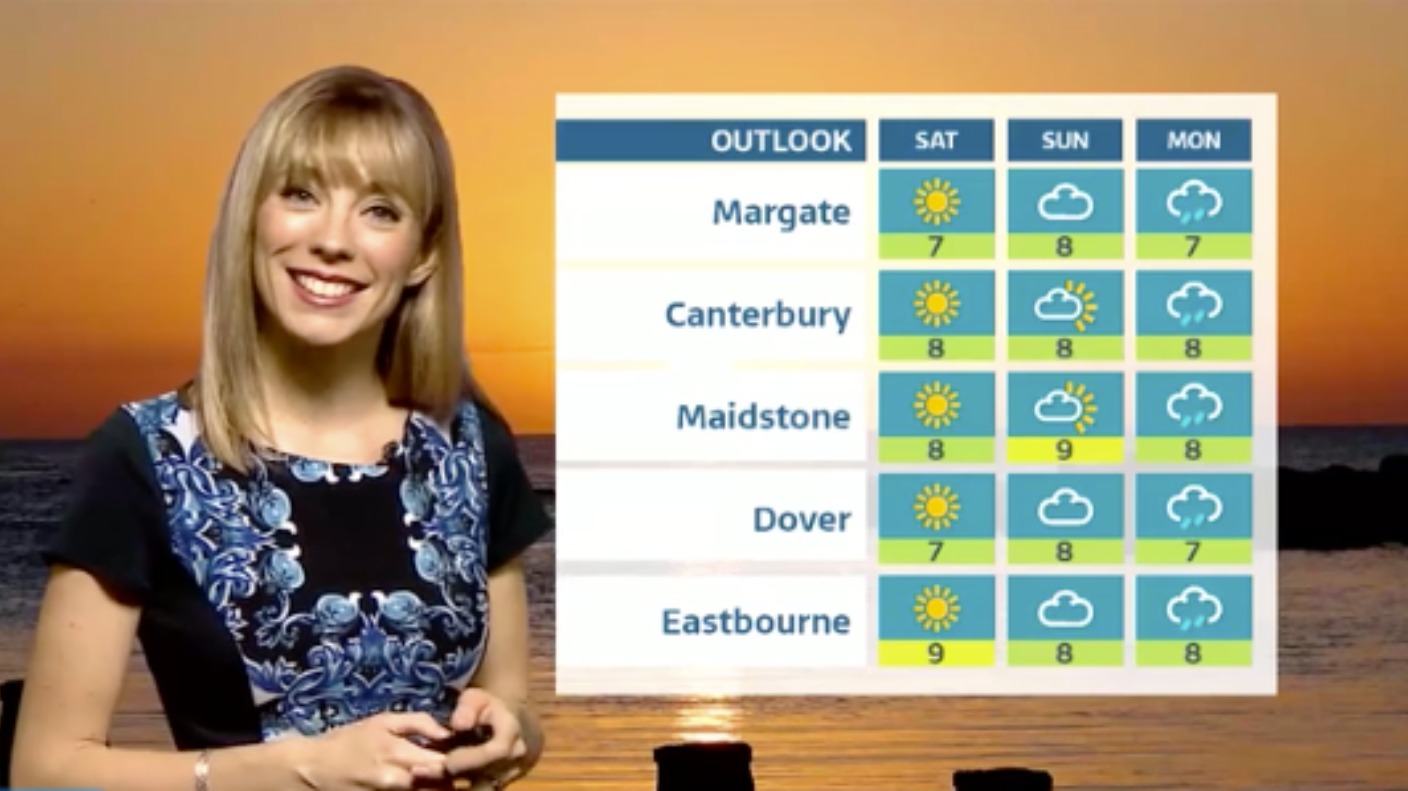 Saturday's forecast for the east of the region | ITV News Meridian