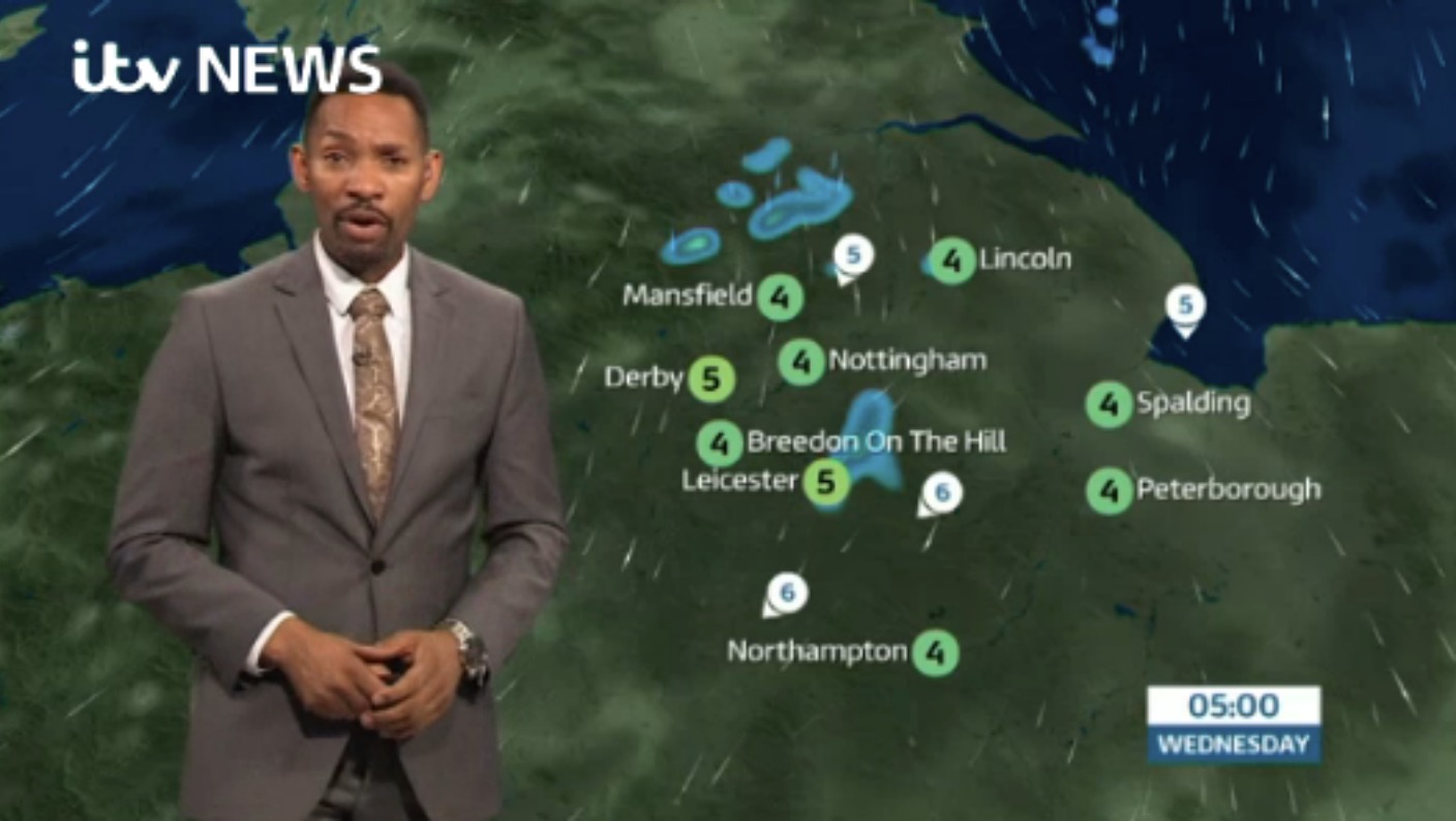 East Midlands Weather: Light showers | ITV News Central
