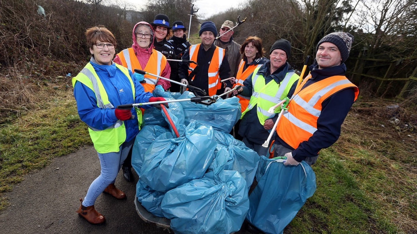 Litter pickers needed for 