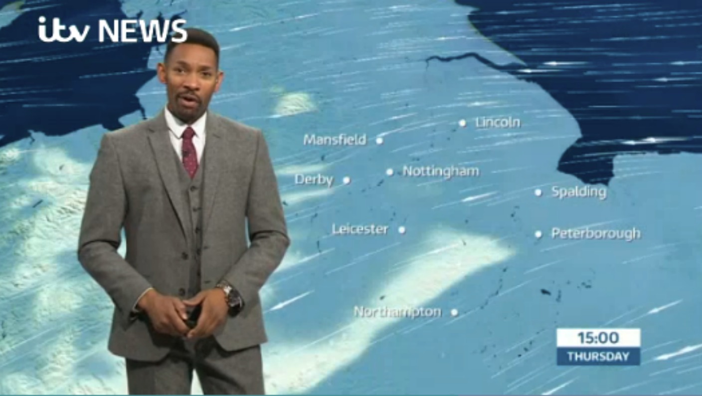 East Midlands Weather: Snow showers with bitter winds | ITV News Central