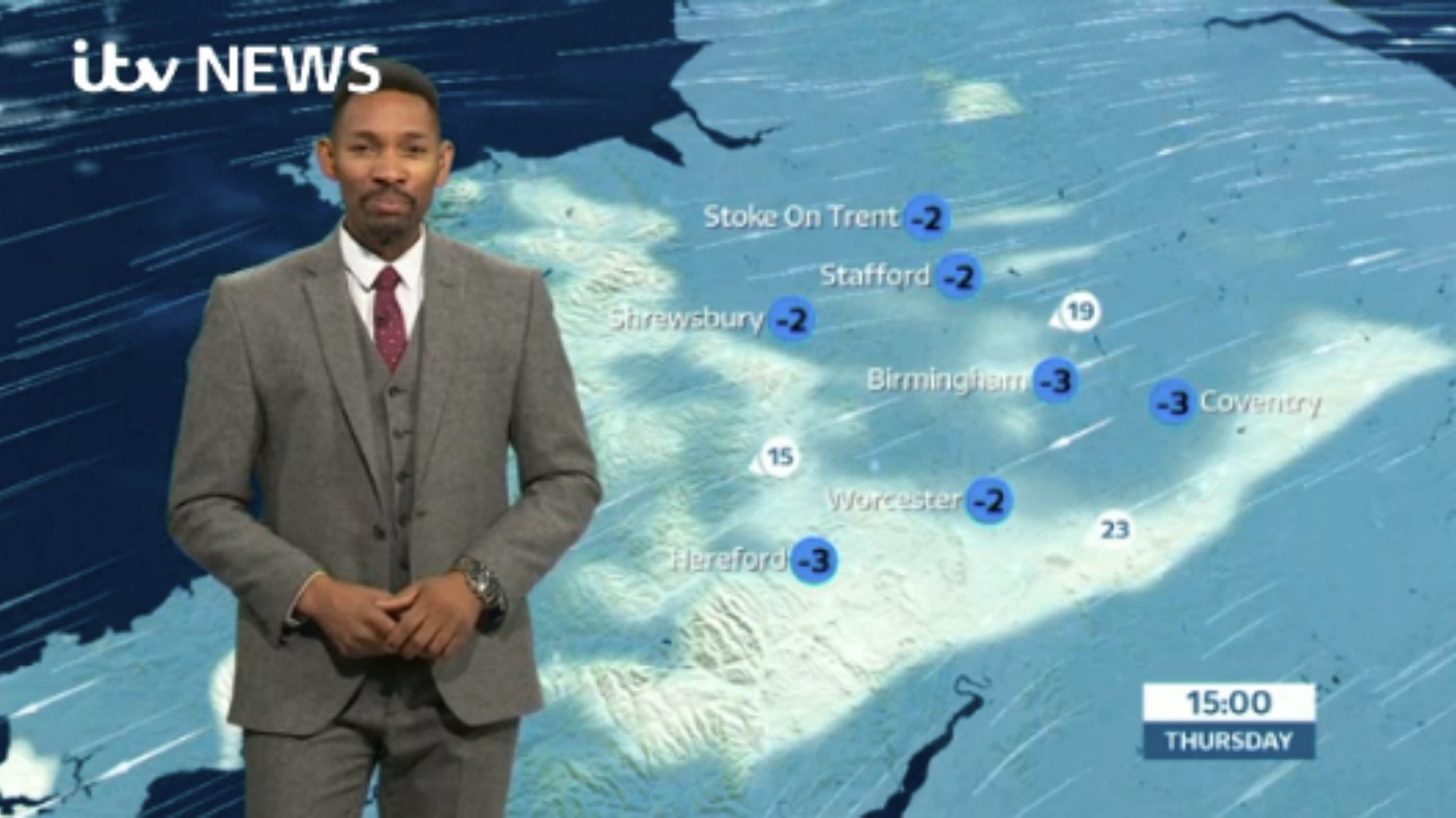 West Midlands Weather: Bitterly cold with snow | ITV News Central