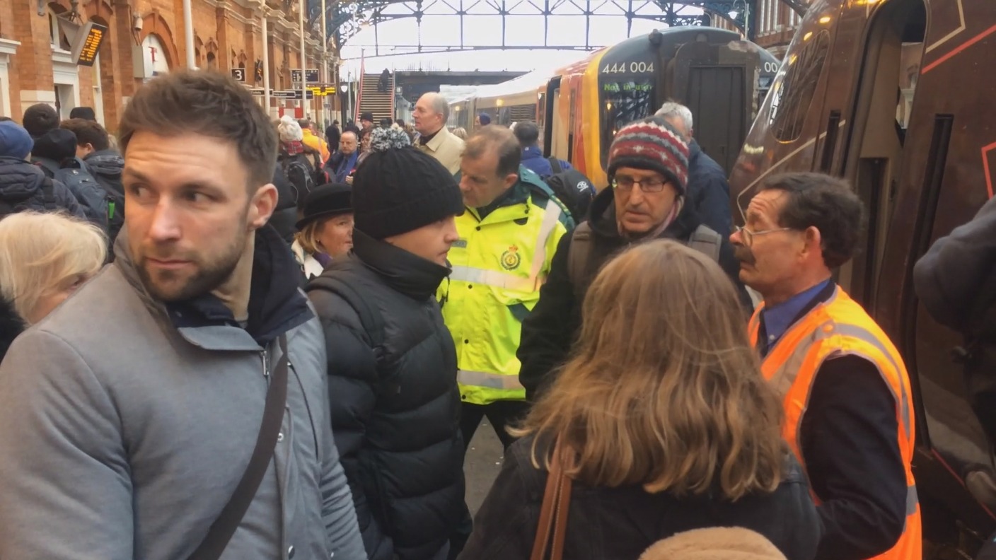 Stranded on a train for 15 hours! | ITV News Meridian