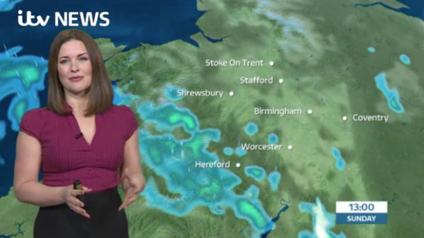 West Midlands Weather Cloudy With Outbreaks Of Rain Itv News Central 5589