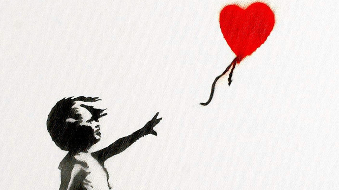 Limited edition Banksy canvas'Girl and Balloon' set to sell for £