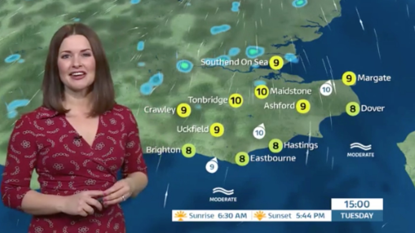 Tuesday's forecast for east of region | ITV News Meridian