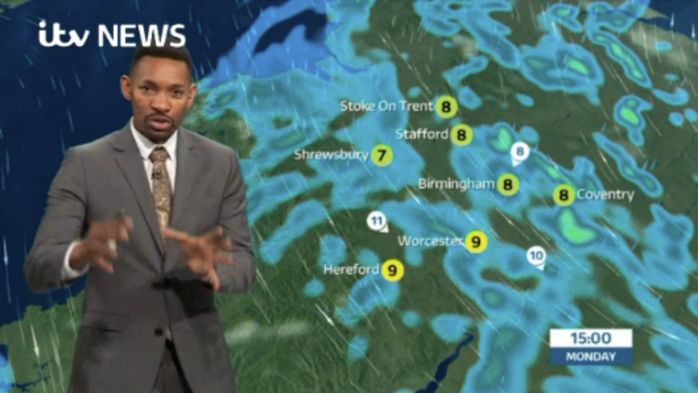 West Midlands Weather: Cloudy with heavy rain | ITV News Central