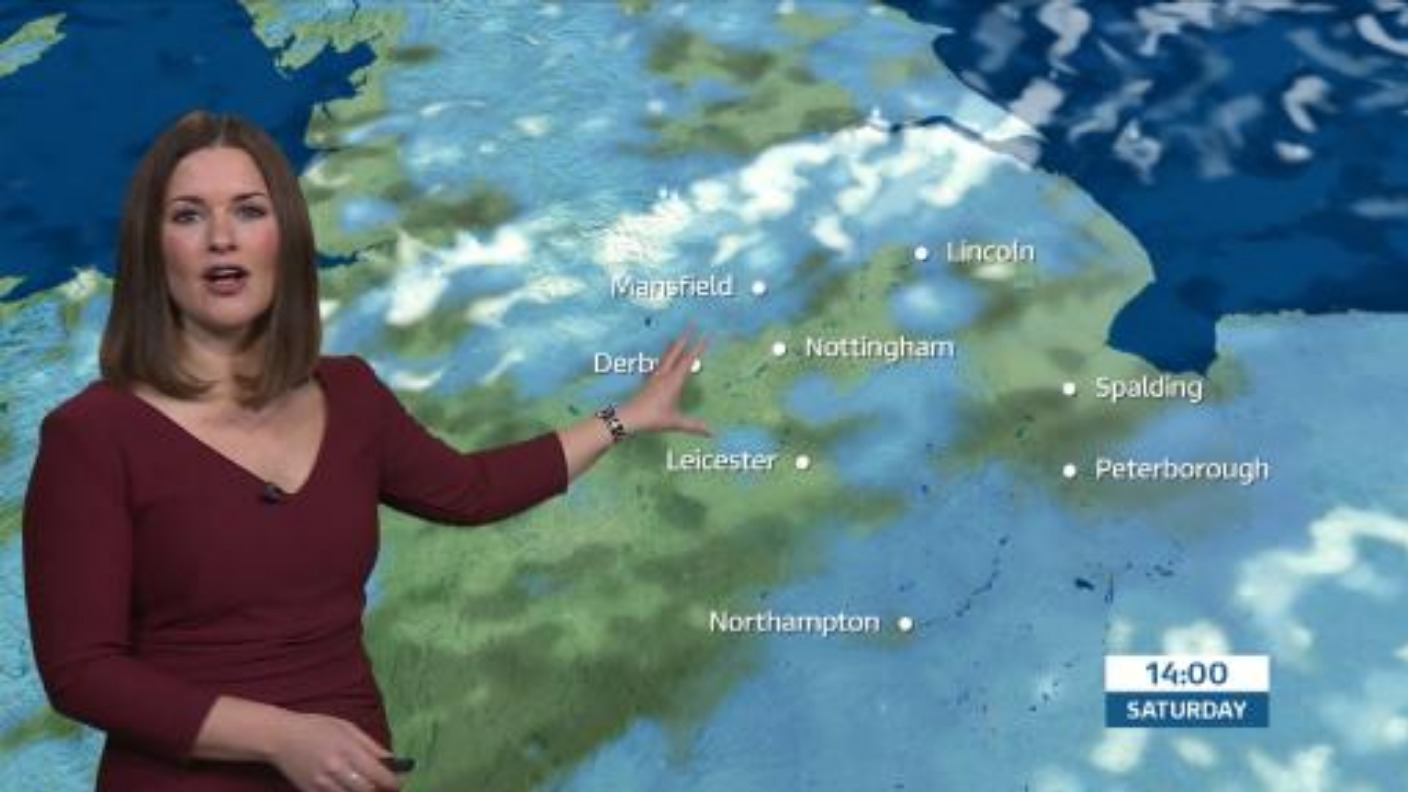 East Midlands Weather: Snow showers with strong winds | ITV News Central